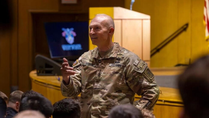 US Army Chief Randy George removal Pentagon Pete Hegseth Iran conflict Christopher LaNeve military reshuffle