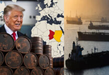 US Blockade of Iranian Ports Triggers Oil Price Surge; Global Trade Risks Intensify Oil tanker near Middle East waters amid rising crude oil prices and geopolitical tensions