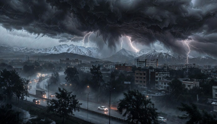 Western disturbance rain snow North India Delhi NCR thunderstorm April 2026 IMD alert