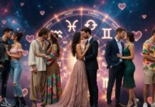Love Horoscope Today: Taurus and Virgo Natives Advised to Maintain Patience in Relationships, Read Daily Love Rashifal for May 11, 2026 Romantic zodiac symbols with glowing heart and astrological background representing daily love horoscope for May 11, 2026
