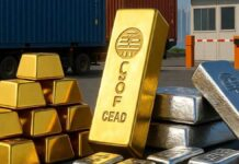 Gold Prices Jump ₹8,550, Silver Soars ₹20,500 After India Raises Import Duty to 15% Gold bars and silver bullion displayed after India’s import duty hike triggered a sharp market rally