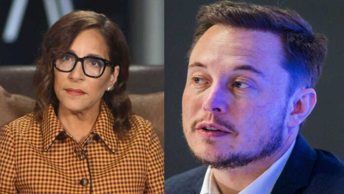 former X CEO Linda Yaccarino and Elon Musk