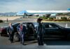 Trump Says China Agrees to Buy 200 Boeing Jets in Major Boost for US Aviation Industry Boeing commercial aircraft displayed during a US-China aviation deal announcement involving Donald Trump and China