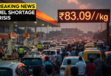 CNG Price Hike in Delhi-NCR: CNG Crosses ₹83/kg as Fuel Inflation Hits Consumers Hard CNG price hike board at a Delhi fuel station showing updated rates above ₹83 per kg