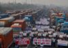 Delhi-NCR Truckers Call 3-Day Strike Against Pollution Charges and Proposed Vehicle Ban Truck drivers and transport unions protest in Delhi-NCR against ECC fee hikes and BS-4 vehicle restrictions during a three-day strike announcement.
