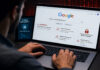 Google Search Warning: 10 Things You Should Never Search on Google to Avoid Legal Trouble Person receiving cyber warning while searching dangerous topics on Google