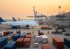 India’s Air Cargo Sector Hits Record 3.72 Million Metric Tons, Strengthening Global Logistics Position Cargo aircraft and freight containers at an Indian airport logistics terminal