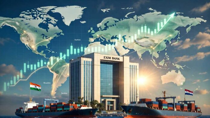 EXIM Bank headquarters representing India’s export finance growth strategy amid global trade tensions