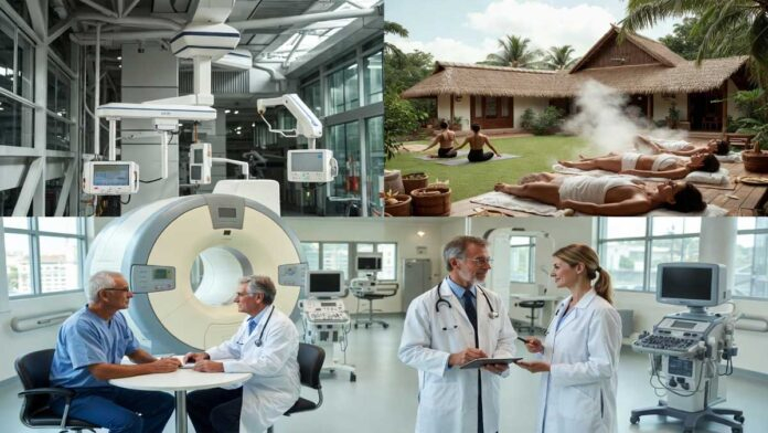 International patients receiving treatment in India medical tourism hospitals with Ayurveda wellness services