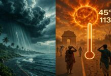 Monsoon Arrives Early in Andaman Region as Deadly Heatwave Scorches Delhi, UP and North India India experiences early monsoon in Andaman region while North India suffers severe heatwave conditions