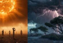 Severe Weather Alert Across India: Rain, Dust Storms and Heatwave Conditions Expected in Multiple States India weather update showing rain, dust storms and heatwave alerts across multiple states