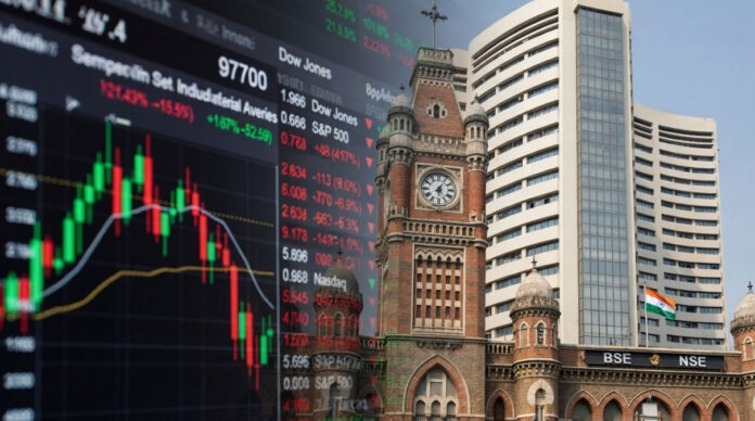 Indian Stock Market Today showing Sensex fall and Nifty decline amid Iran US geopolitical tensions