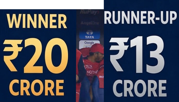 IPL 2026 Prize Money and Awards Breakdown IPL 2026 Prize Money trophy winner prize purse runner-up award money and IPL final 2026 rewards