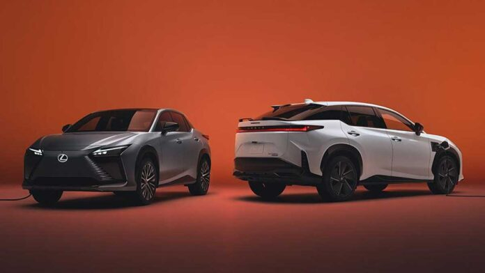 Lexus TZ electric SUV three-row luxury EV exterior and interior design
