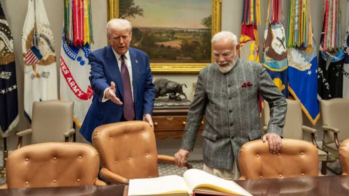 modi-trump-g7-france-meetin Prime Minister Narendra Modi and US President Donald Trump are expected to meet during the upcoming G7 Summit in France.
