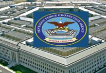 Pentagon Taps Big Tech for AI Warfare Push, Signals New Era of “AI-First” Military Strategy Pentagon building with digital AI overlay representing military artificial intelligence strategy