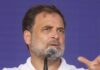 Rahul Gandhi Slams Modi Government Again Over NEET Paper Leak, Says Students’ Futures Were Destroyed Rahul Gandhi speaking against the Modi government over the NEET paper leak controversy during a public address
