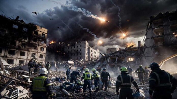Russian strikes hit Ukrainian cities before Kyiv ceasefire causing multiple deaths