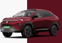 Tata Curvv.ev SeriesX Launched in India: 502 km Range, Premium Features at ₹16.99 Lakh Tata Curvv EV SeriesX electric SUV coupe in Nitro Crimson color showcasing modern design and LED lighting