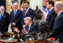 Trump Weighs New Iran Strikes as Emergency Talks Stall; Pakistan Army Chief Rushes to Tehran Donald Trump during a national security meeting as tensions with Iran escalate over possible military action