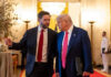 US-Iran Peace Agreement: JD Vance to Lead American Delegation for Switzerland Signing Ceremony, Trump Confirms US Vice President JD Vance and President Donald Trump during announcements related to the US-Iran Peace Agreement ahead of the Switzerland signing ceremony.