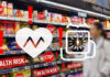 New Study Links Food Preservatives in Packaged Foods to Higher Blood Pressure and Heart Disease Risk Packaged processed foods on supermarket shelves with heart health graphics illustrating a study on food preservatives and cardiovascular risk.