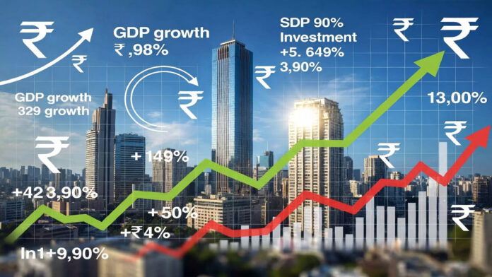 India's economic outlook improves as the World Bank raises growth projections amid global economic uncertainty.