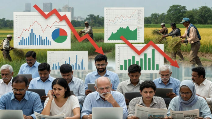 India's unemployment rate increased to 5.5% in May 2026, driven largely by a rise in rural joblessness, according to official PLFS data.