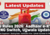 LPG Connection Crackdown Begins: Consumers With PNG and LPG Services May Face Suspension of Gas Cylinder Benefits Domestic LPG gas cylinders and PNG pipeline infrastructure during a government verification drive for dual gas connections.