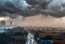Monsoon Advances Across India: Heavy Rain Alert for Northeast, Storm Warning for Several States, Heatwave Persists in East UP and Vidarbha Monsoon clouds gather over New Delhi as IMD issues heavy rain, thunderstorm and heatwave alerts across multiple Indian states