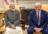 White House Confirms PM Modi Donald Trump Meeting; Leaders Set for Crucial Talks on Strategic Partnership Prime Minister Narendra Modi and US President Donald Trump during a bilateral meeting.