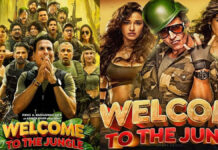 Welcome to the Jungle Trailer Out: Akshay Kumar Leads a Star-Studded Comedy Adventure Packed with Action and Chaos Akshay Kumar and the ensemble cast in a scene from the Welcome to the Jungle trailer filled with comedy, action and adventure.