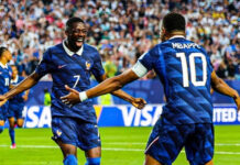France Thrash Sweden 3-0 to Reach FIFA World Cup 2026 Round of 16 as Kylian Mbappé Nears Lionel Messi’s Record Kylian Mbappé celebrates after scoring two goals as France defeated Sweden 3-0 to reach the FIFA World Cup 2026 Round of 16.