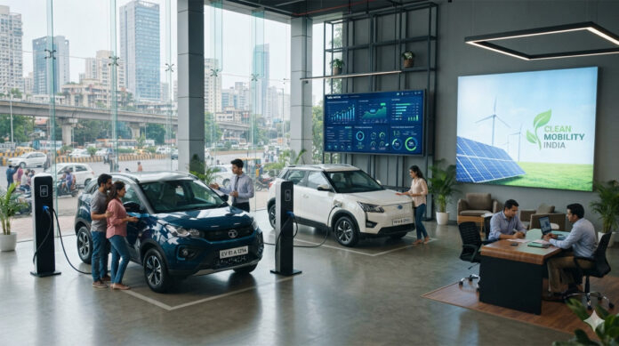 India's electric passenger vehicle market posted nearly 90% growth in the first quarter of FY27, led by Tata Motors and Mahindra.