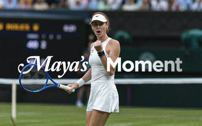 maya-joint-vs-serena-willia Australia's Maya Joint celebrates after upsetting Serena Williams in a dramatic Wimbledon singles match